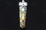 xCHARGED 7 Chakra Labradorite Crystal Perfect Pendant™ + 20" 925 Chain