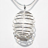 CHARGED Apophyllite Crystal Perfect Pendant + 20" Silver Chain REIKI WOW!