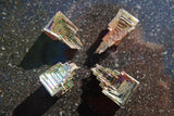 xPerfect Pendant™ Heaven's Temple™ Bismuth Crystal Pendant 26" 925 Silver Chain