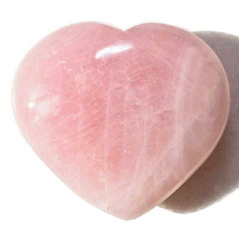 [1] Himalayan Rose Quartz Crystal Puffy Heart / Palm Stone Reiki ZENERGY GEMS