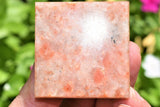 [1] Charged 2" (50mm) Himalayan Sunstone Pyramid Crystal Healing Energy ~95g