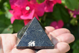 [1] RARE! Charged 2" (50mm) Nuummite Pyramid Crystal Healing Energy REIKI ~110g