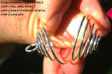 Polished Hematite Crystal Perfect Pendant 20" Silver Chain