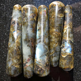 Charged 4.5" XL Himalayan Labradorite Massage Wand Crystal Healing Energy REIKI