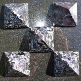 [1] Charged 2" (50mm) Himalayan Mystic Indigo Gabbro Pyramid Crystal Energy ~95g