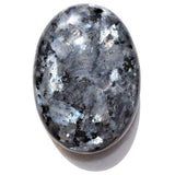 Flashy Charged 2.5" Larvikite Crystal Palm / Worry Stone Healing Energy ~100g