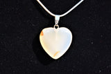 Perfect Pendant Carnelian Agate HEART Pendant + 20" Chain: ZENERGY GEMS