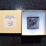 [1] Charged 2" (50mm) Himalayan Mystic Indigo Gabbro Pyramid Crystal Energy ~95g