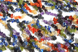 [3] CHARGED 7 Chakra Crystal Chip Stretchy Bracelet  REIKI Energy! ZENERGY GEMS