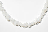 CHARGED Premium Rainbow Moonstone Crystal Chip 18" Necklace Healing REIKI WOW!