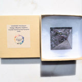 [1] Charged 2" (50mm) Himalayan Mystic Indigo Gabbro Pyramid Crystal Energy ~95g