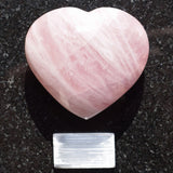 [1] Himalayan Rose Quartz Crystal Puffy Heart / Palm Stone Reiki ZENERGY GEMS