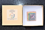 [1] Charged 2" 7 Chakra Pyramid Layered Crystals Healing Energy REIKI ~88g