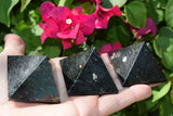 [1] RARE! Charged 2" (50mm) Nuummite Pyramid Crystal Healing Energy REIKI ~110g