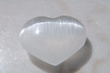 20 x MD 2" SELENITE POCKET PUFFY HEARTS Carving Healing Crystal [2nd Quality]