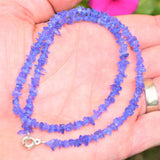 CHARGED Premium Tanzanite Crystal 18" Necklace Healing Energy REIKI WOW!!!