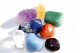 CHARGED 7 Chakra Crystal Set Hand-Carved & Polished  REIKI Energy! ZENERGY GEMS