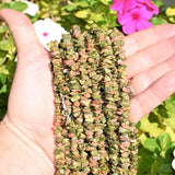 CHARGED Unakite Crystal 18" Necklace Healing Energy REIKI WOW!!!
