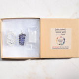 Premium Grade Natural Tanzanite Crystal Perfect Pendant + 20" Silver Chain