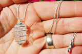 xPerfect Pendant™ Danburite Crystal Pendant + 26" 925 Chain SYN 12 [Facet-Grade]