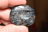 [1] Fireworks Flash Astrophyllite Crystal Pocket Palm Stone ZENERGY GEMS ~30g