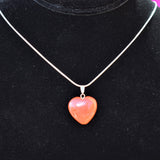 Perfect Pendant Carnelian Agate HEART Pendant + 20" Chain: ZENERGY GEMS
