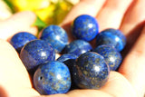 xPerfect Pendant™ - Lapis Lazuli Sphere Pendant + 26" 925 Chain: ZENERGY GEMS™