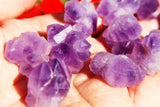5 CUTE Tibetan Elestial Amethyst Crystal Clusters Reiki [USA] 250cts WOW!!!