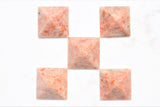 [1] Charged 2" (50mm) Himalayan Sunstone Pyramid Crystal Healing Energy ~95g