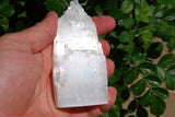 [4pcs] 4" Selenite Crystal Tower of Divine Mind Healing POWER: ZENERGY GEMS