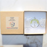 CHARGED Peridot Tree of Life Perfect Pendant REIKI 20" Silver Chain