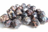 Naturally Faceted Almandine Garnet Crystal Perfect Pendant + 20" Chain