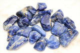 Brazilian Sodalite Crystal Perfect Pendant 20" Silver Chain ENERGIZING!