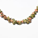 CHARGED Unakite Crystal 18" Necklace Healing Energy REIKI WOW!!!