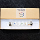 Deluxe 7 Chakra Spiral Faceted Selenite Crystal Massage Wand POWERFUL ENERGY