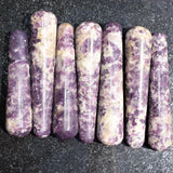 Charged Himalayan Lepidolite Massage Wand Crystal Healing Energy REIKI ~70g