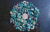 1/8" - 1/4" CHARGED 500cts [TINY] BABY PEACOCK ORE Chalcopyrite Crystals
