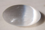 [3] MD 2" SELENITE POCKET PALM WORRY STONE Healing Crystal Reiki - ZENERGY GEMS
