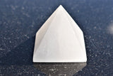 [4 PCS] 2" (50mm) Moroccan Selenite Pyramids Hand-carved Hand-Polished POWERFUL