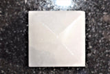 [4 PCS] 2" (50mm) Moroccan Selenite Pyramids Hand-carved Hand-Polished POWERFUL