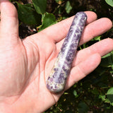 Charged Himalayan Lepidolite Massage Wand Crystal Healing Energy REIKI ~70g