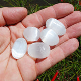 [5] " SELENITE POLISHED SUNDROPS Healing Crystals Reiki POWER - ZENERGY GEMS