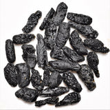 CHARGED LG Natural Tibetan Tektite Perfect Pendant + 20" Silver Chain SYN 12