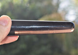 Charged 4.5" Himalayan Smokey Black Obsidian Massage Wand Crystal Healing ~92g