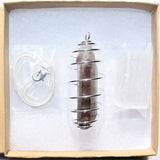 A-Grade Smokey Quartz Crystal Perfect Pendant EMF Protection 20" Chain