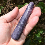 Charged Himalayan Lepidolite Massage Wand Crystal Healing Energy REIKI ~70g