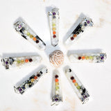 CHARGED 7 Chakra Rainbow Moonstone Crystal Perfect Pendant + 20" Chain WOW