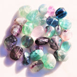 Brazilian Rainbow Fluorite Crystal Perfect Pendant + 20" Silver Chain WOW!