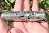 CHARGED Pyrite Crystal Round 4.0" Healing Massage Wand Reflexology 800cts [RARE]