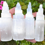 6.0" Tower of Divine Mind Selenite Healing Crystal 475g [1] : ZENERGY GEMS